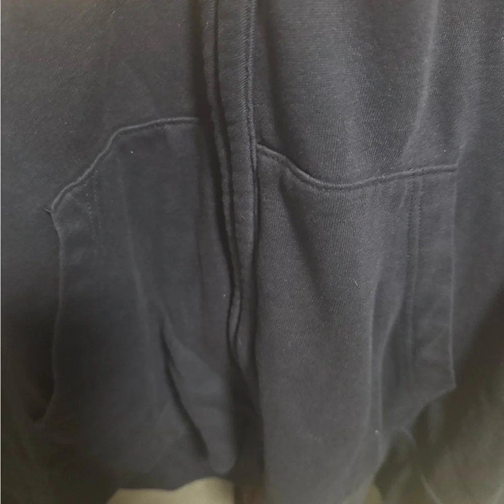 Aeropostale Navy Blue Hoodie with Red Accents